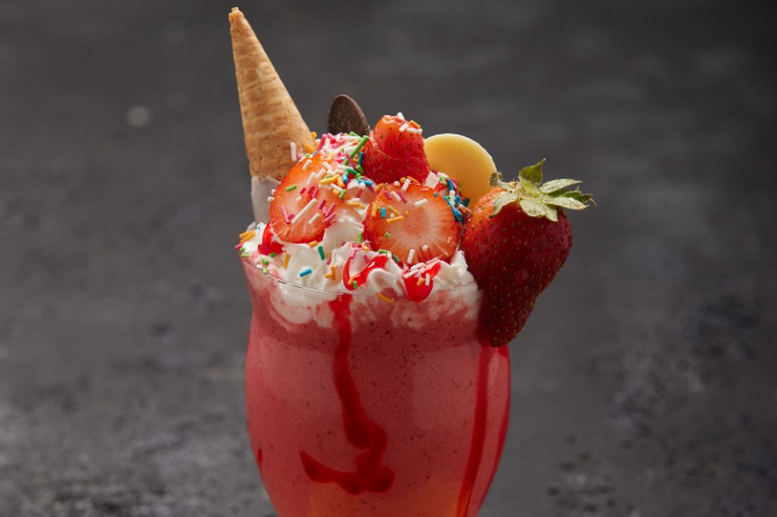 Çilekli Milkshake