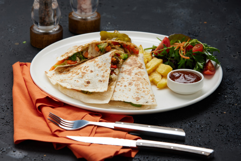 Sebzeli Quesadilla